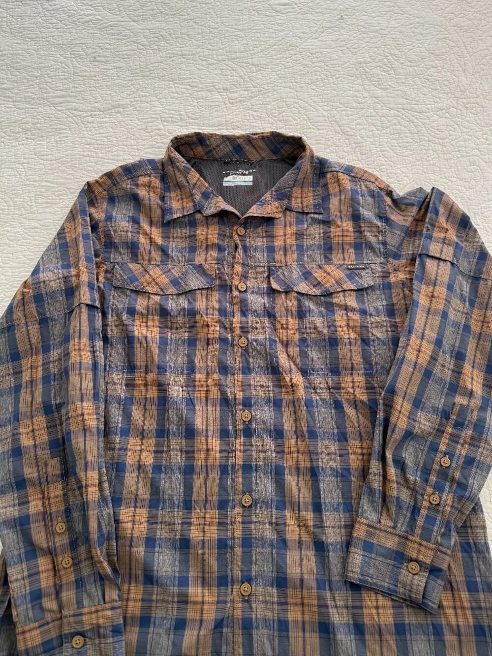 Columbia Omni-Shade Sun Protection Button Down Shirt